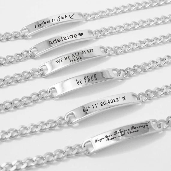 Gourmette Personnalisée Homme