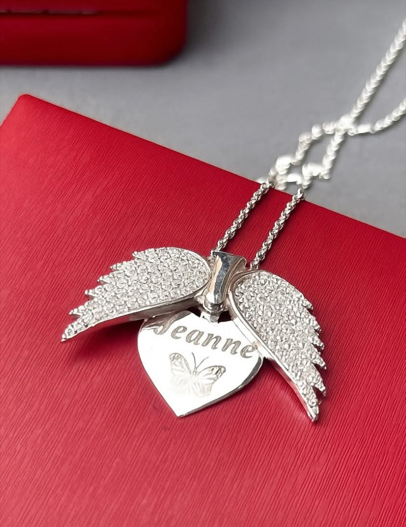 Pendentifs en argent sertis de zircon