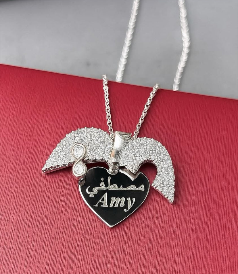 Pendentifs en argent sertis de zircon