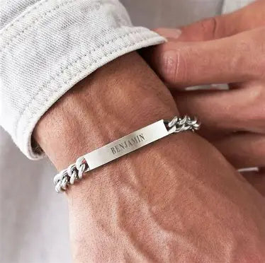 Gourmette Personnalisée Homme